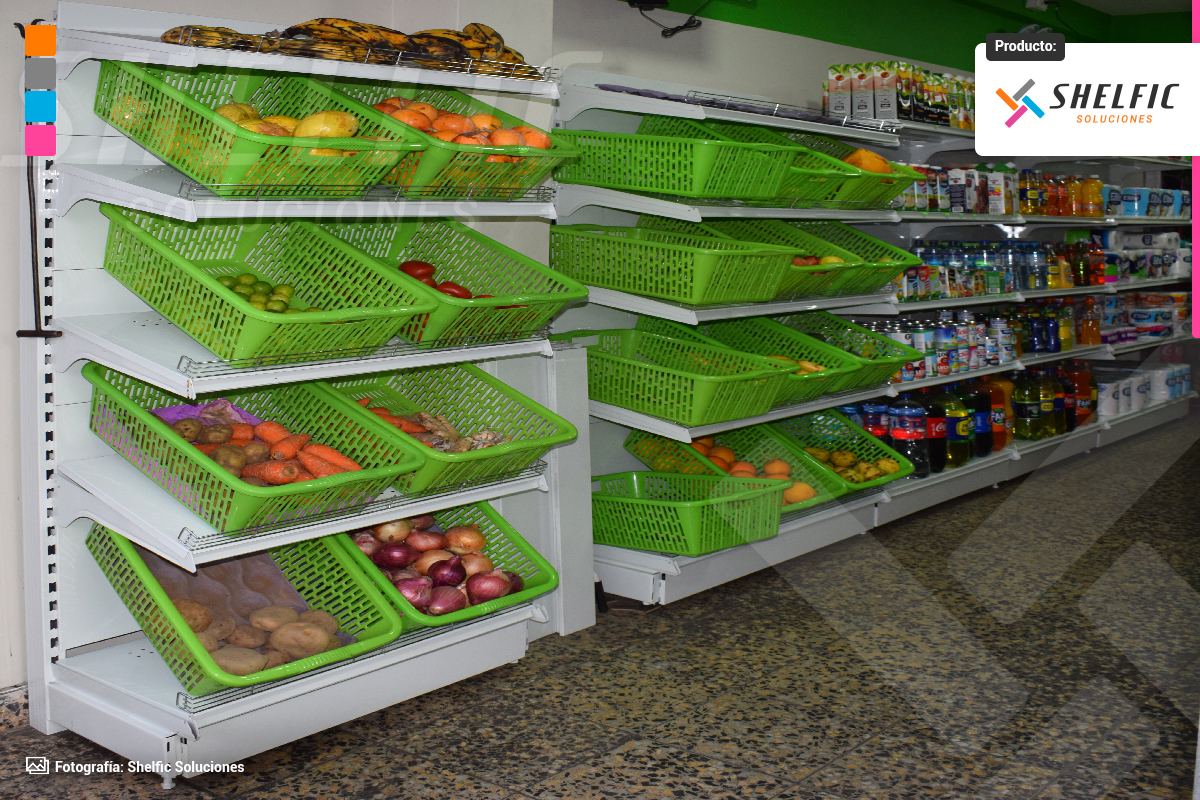 Exhibidores de Frutas y Verduras para Minimarket y Tiendas