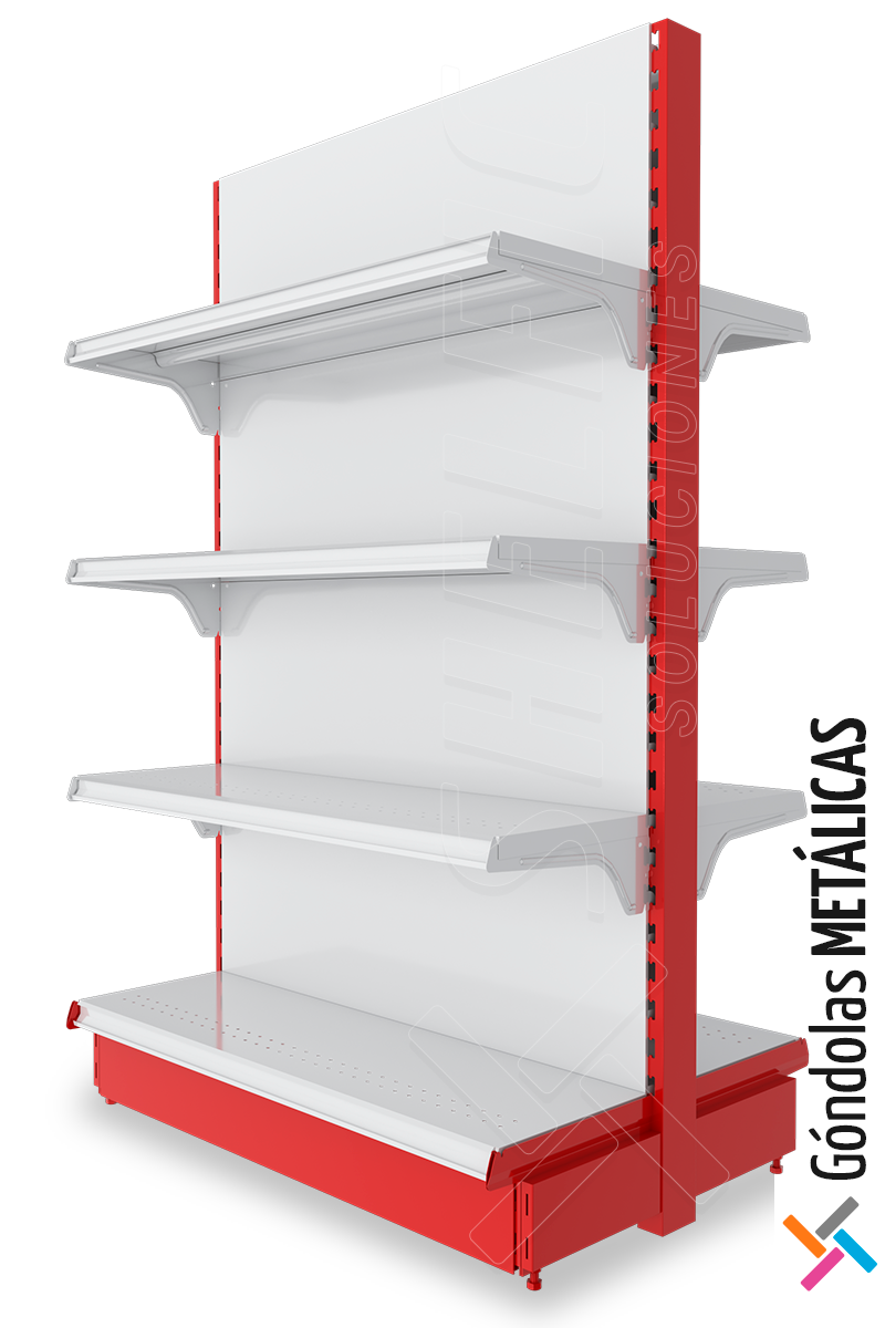 Góndolas Metálicas Centrales para Minimarkets y Tiendas | SHELFIC