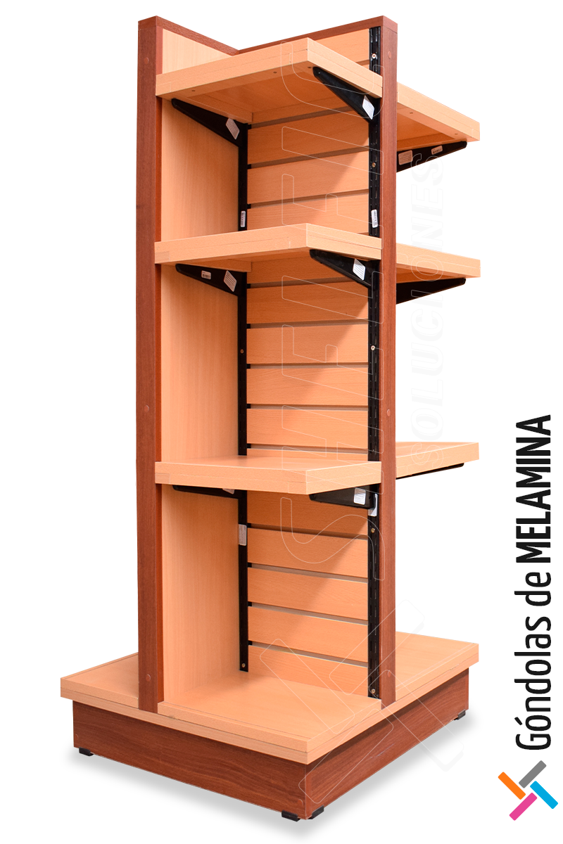Góndolas de Melamina Centrales para Minimarkets y Tiendas | SHELFIC