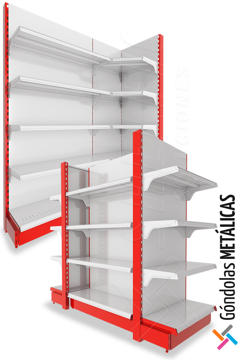 Góndolas METÁLICAS para Minimarkets y Tiendas | SHELFIC